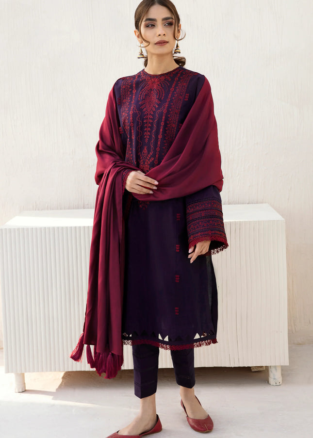 Jazmin | Embroidered Khaddar UW-0246