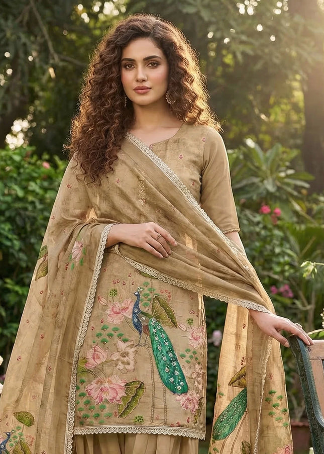 Silk Embroidered Punjabi Suit Series