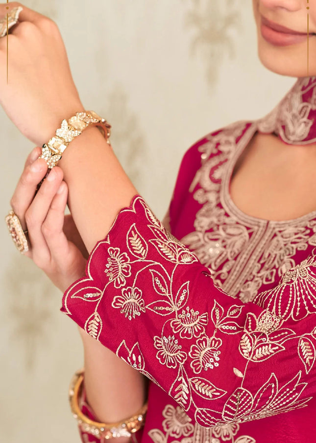 Chinnon Printed and Embroidered Sharara Suit Series