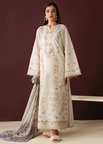 Baroque | Embroidered Jacquard Lawn UF-4433