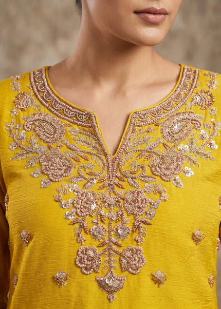 Chinnon Embroidered Sharara Suit Series