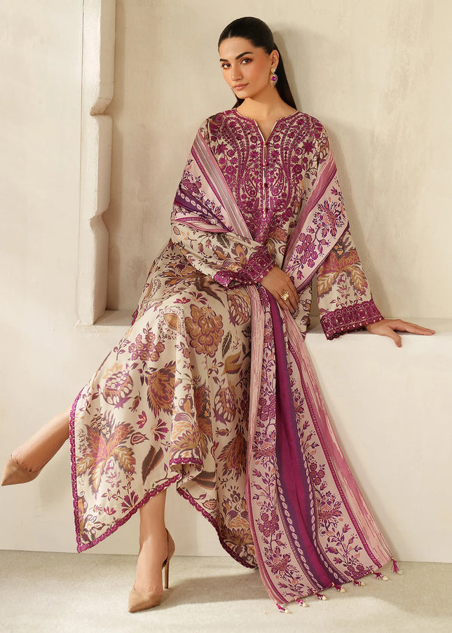 Baroque | Embroidered Khaddar UF-4329