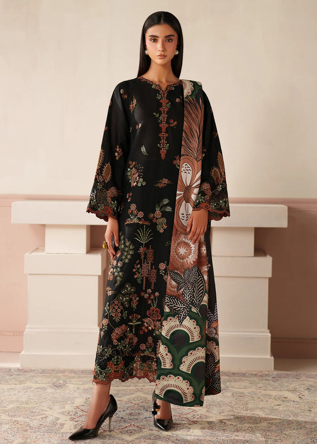 Baroque | Embroidered Khaddar UF-4349