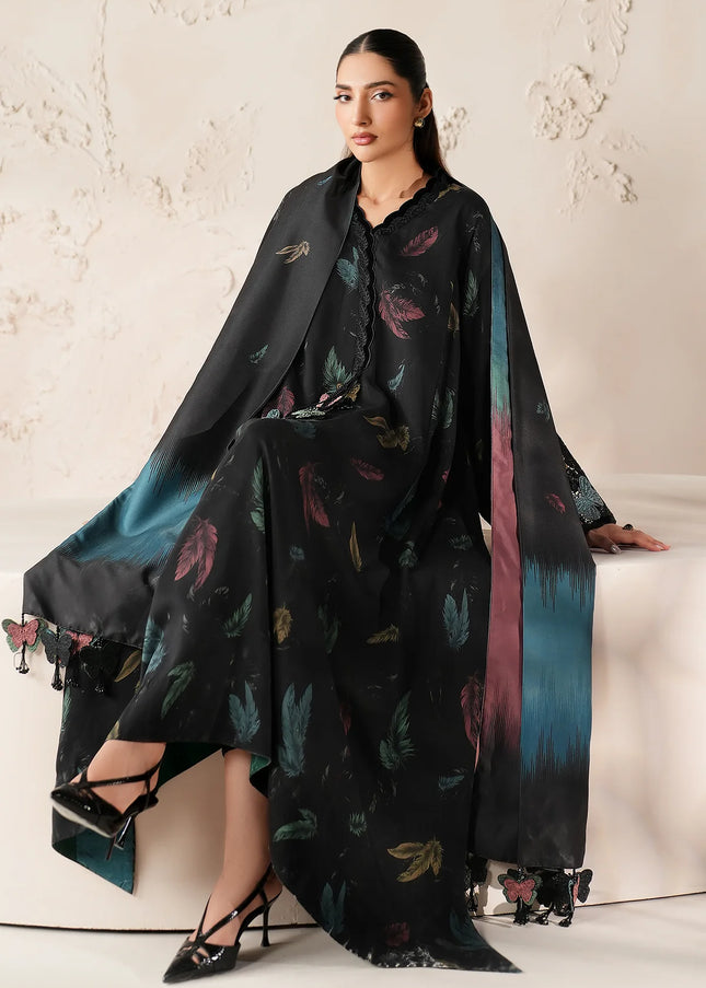 Baroque | Embroidered Viscose Silk UF-4308