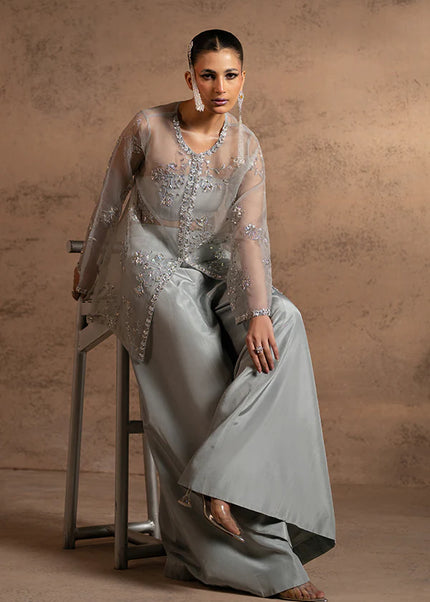 Farrukhzia | Fareesha - Dusty Blue