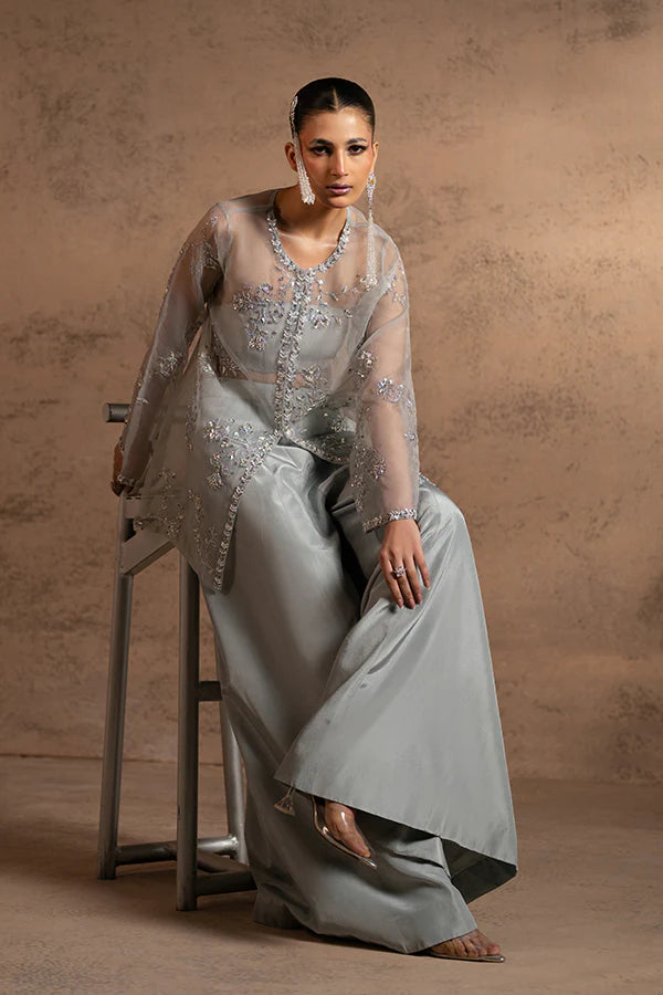 Farrukhzia | Fareesha - Dusty Blue