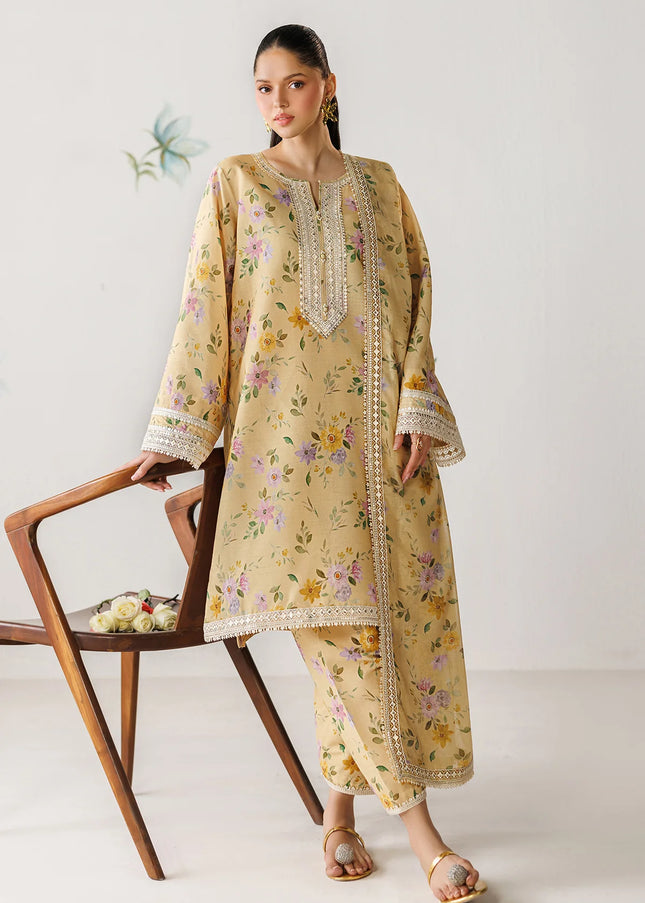 Baroque | Embroidered Printed Lawn UF-4416