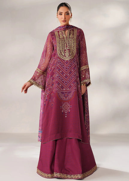 Baroque | Embroidered Chiffon UF-4390