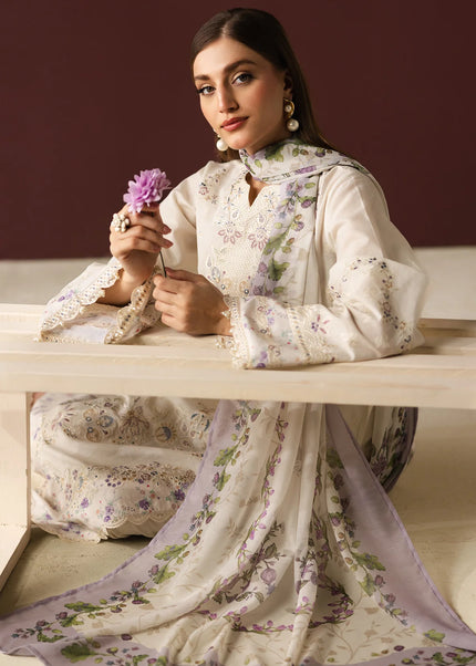 Baroque | Embroidered Jacquard Lawn UF-4433