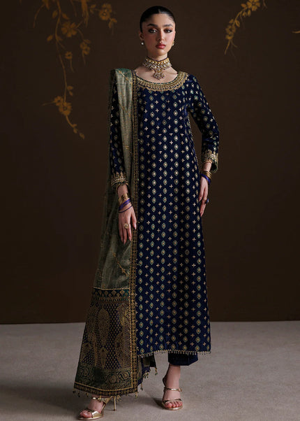 Baroque | Embroidered Velvet UF-4551