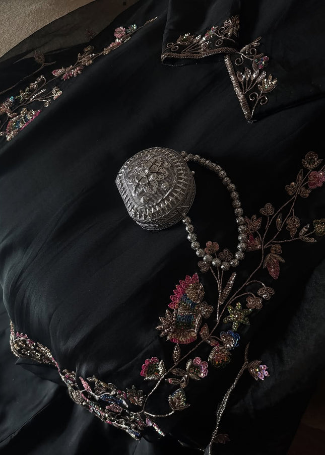 Nightfall – Hand Embroidered Couture