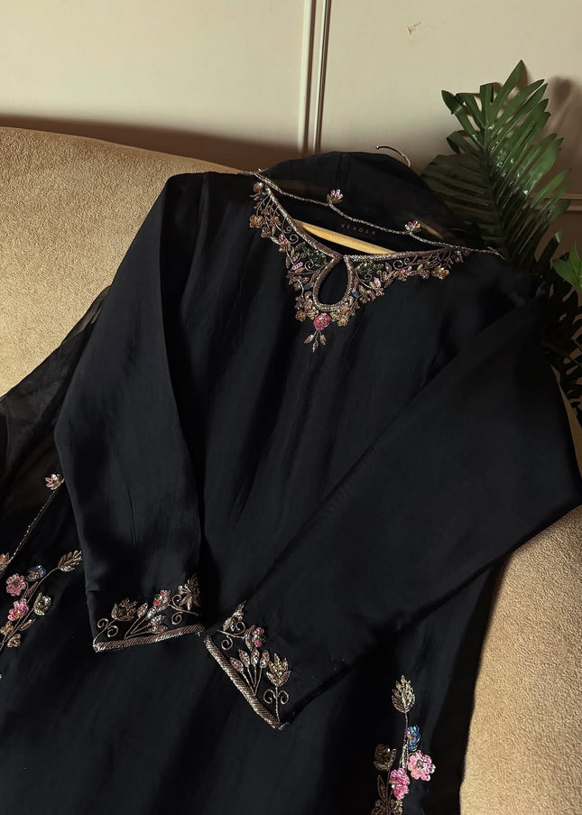 Nightfall – Hand Embroidered Couture