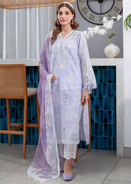 Baroque | Embroidered Printed Lawn UF-4073