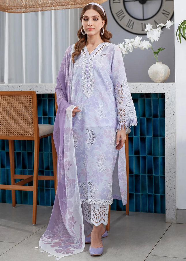Baroque | Embroidered Printed Lawn UF-4073
