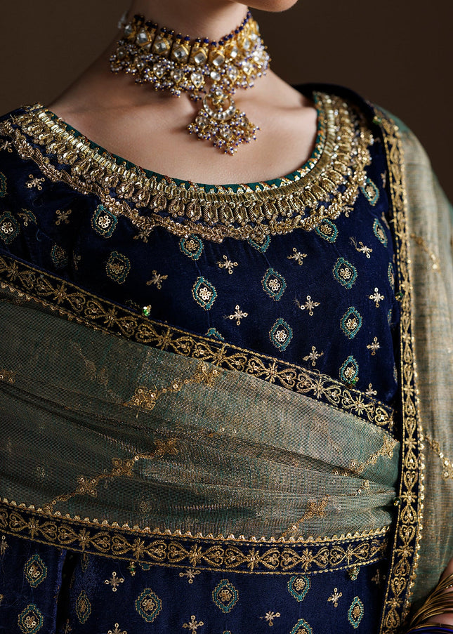 Baroque | Embroidered Velvet UF-4551