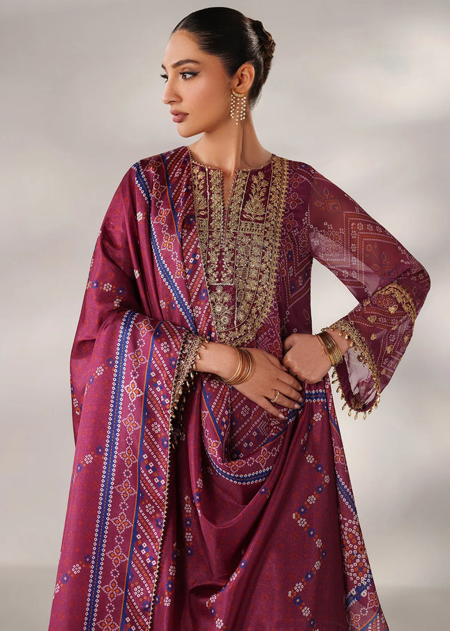 Baroque | Embroidered Chiffon UF-4390
