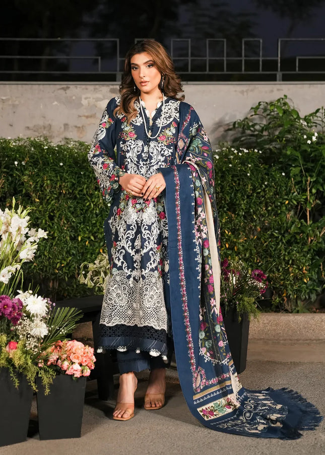 Elaf Premium | Elaf Winter Pashmina Shawl Collection'24 - Moonlit Promises