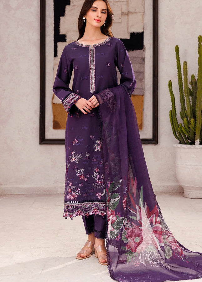 Farasha | Bahaar Embroidered Lawn'25 - Whimsy Dreams