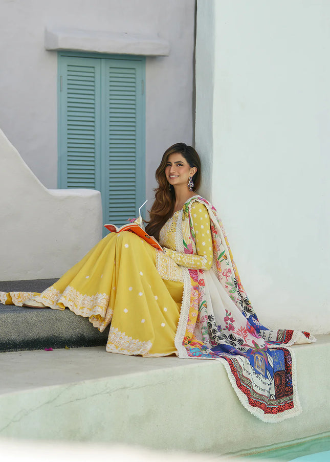 Faiza Saqlain | Liliana Luxury Lawn '24 - Talin
