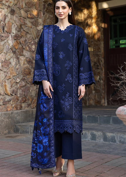 Farasha | Eminence Khaddar F/W '25 - Bluebell