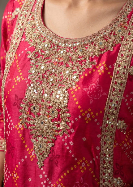 Chinnon Printed and Embroidered Sharara Suit Series