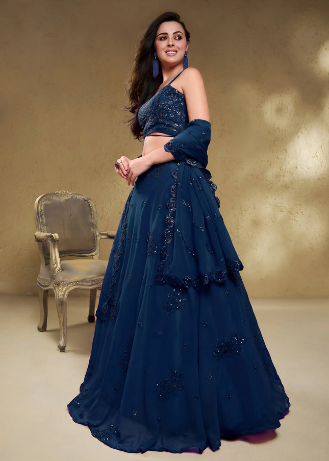 Pink Embroidered Lehenga Choli Series
