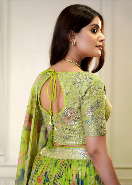 Sequins Embroidered Lehenga Choli