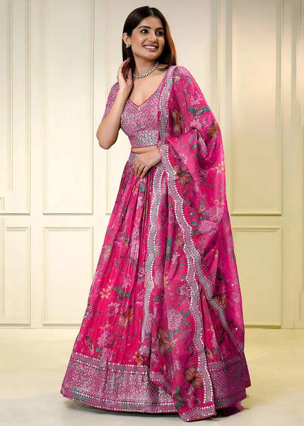 Sequins Embroidered Lehenga Choli