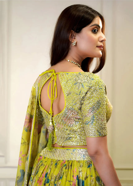 Sequins Embroidered Lehenga Choli