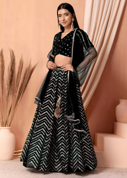 Georgette Embroidered Lehenga Choli Series