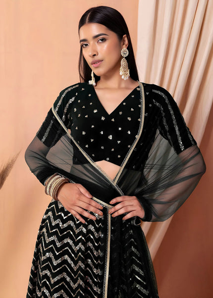 Georgette Embroidered Lehenga Choli Series