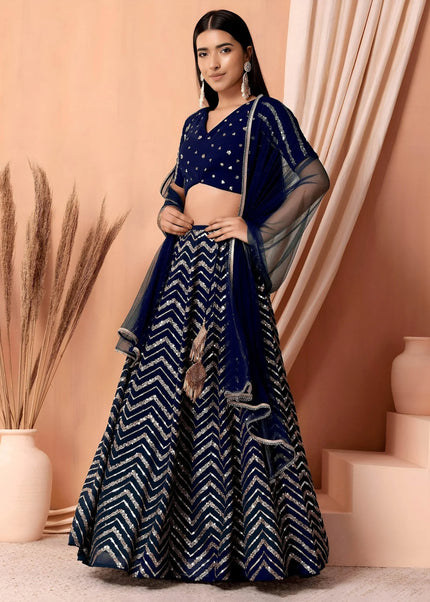 Georgette Embroidered Lehenga Choli Series