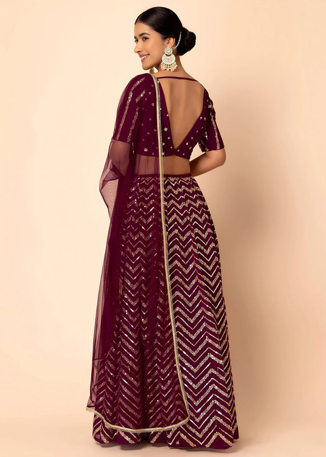 Georgette Embroidered Lehenga Choli Series