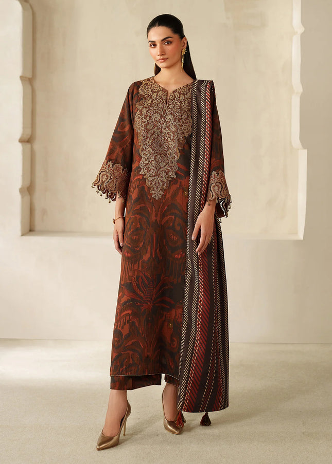 Baroque | Embroidered Viscose UF-4331