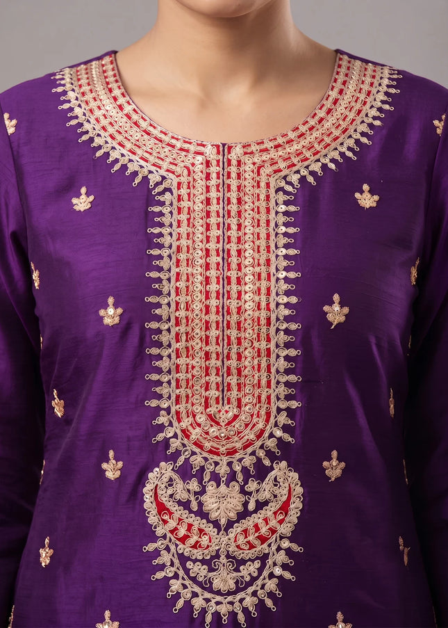 Chinnon Embroidered Palazzo Suit Series