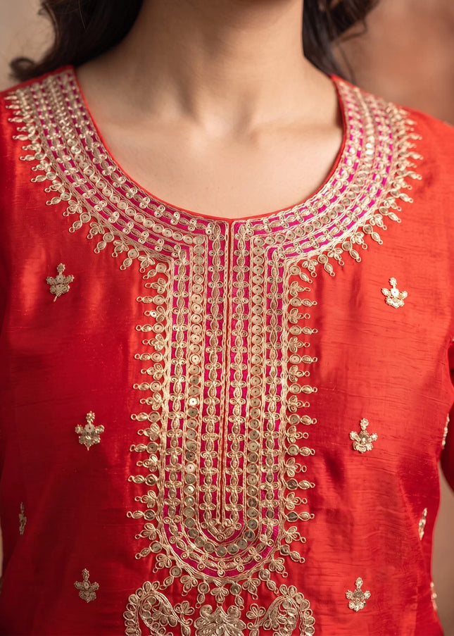 Chinnon Embroidered Palazzo Suit Series