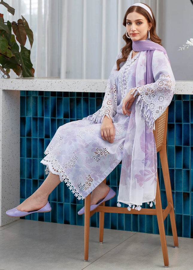 Baroque | Embroidered Printed Lawn UF-4073
