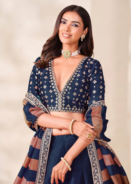 Art Silk Embroidered Lehenga Choli Series
