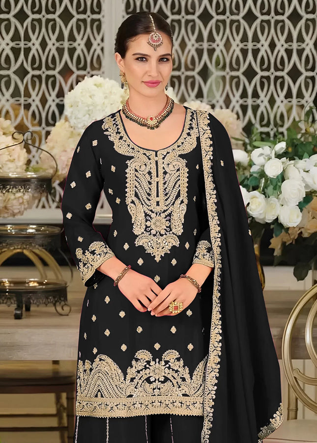 Chinnon Embroidered Palazzo Suit Series