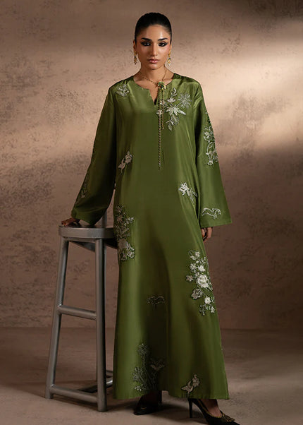 Farrukhzia | Fareesha - Olive Green