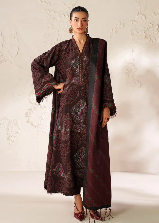Baroque | Embroidered Viscose Silk UF-4288