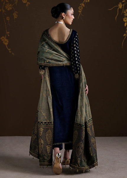 Baroque | Embroidered Velvet UF-4551