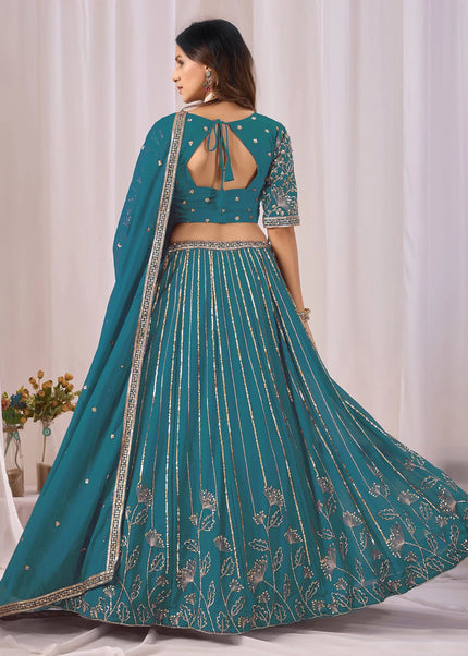 Georgette Embroidered Lehenga Choli Series