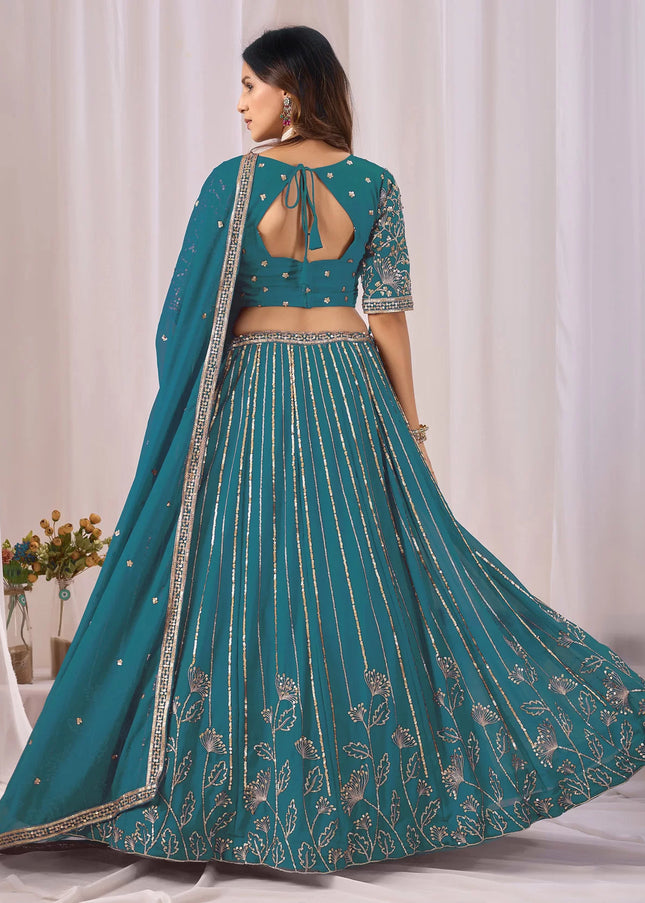Georgette Embroidered Lehenga Choli Series