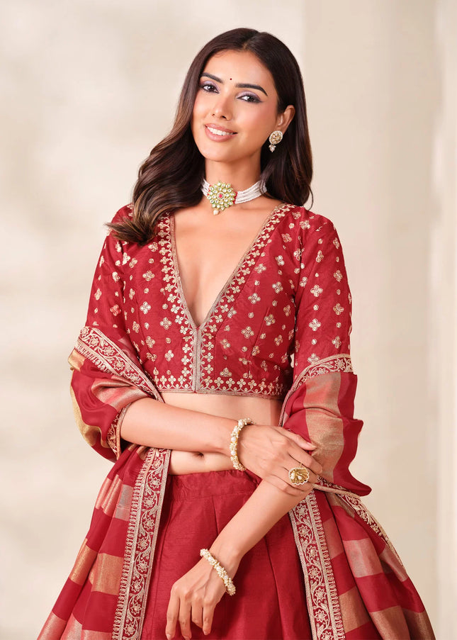 Art Silk Embroidered Lehenga Choli Series