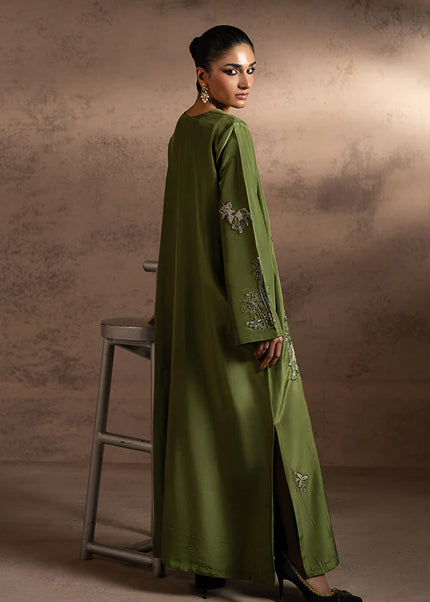 Farrukhzia | Fareesha - Olive Green
