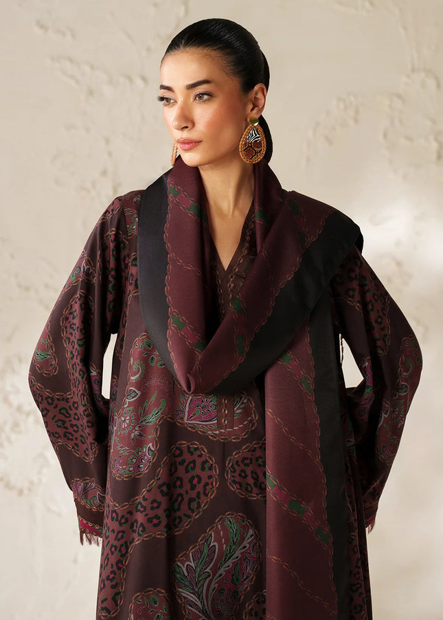 Baroque | Embroidered Viscose Silk UF-4288