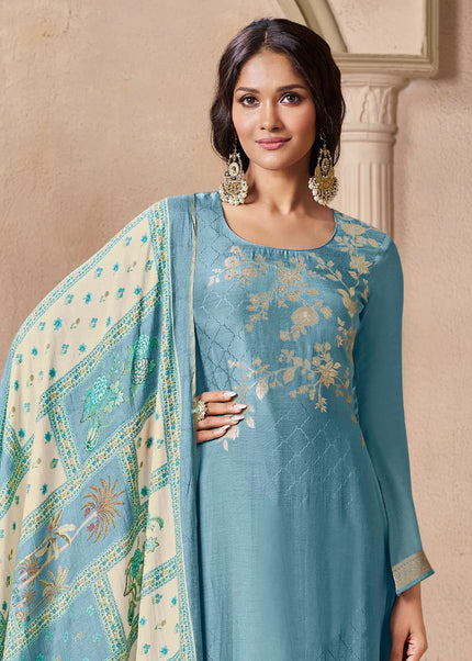 Maslin Printed and Weaved Pant Suit Series