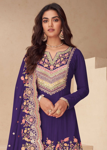 Chinnon Embroidered Sharara Suit Series
