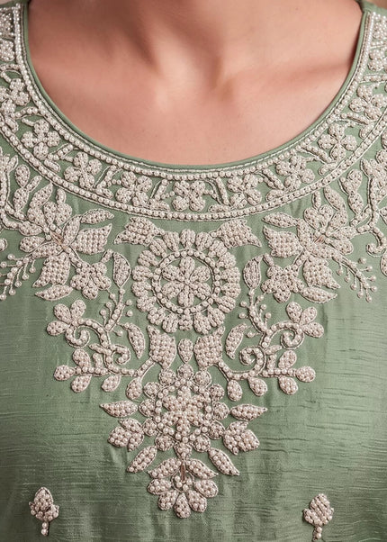 Chinnon Embroidered Sharara Suit Series